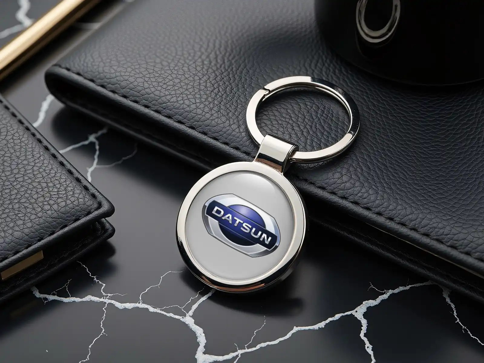 Datsun Car Keychain Racing Style Durable Alloy